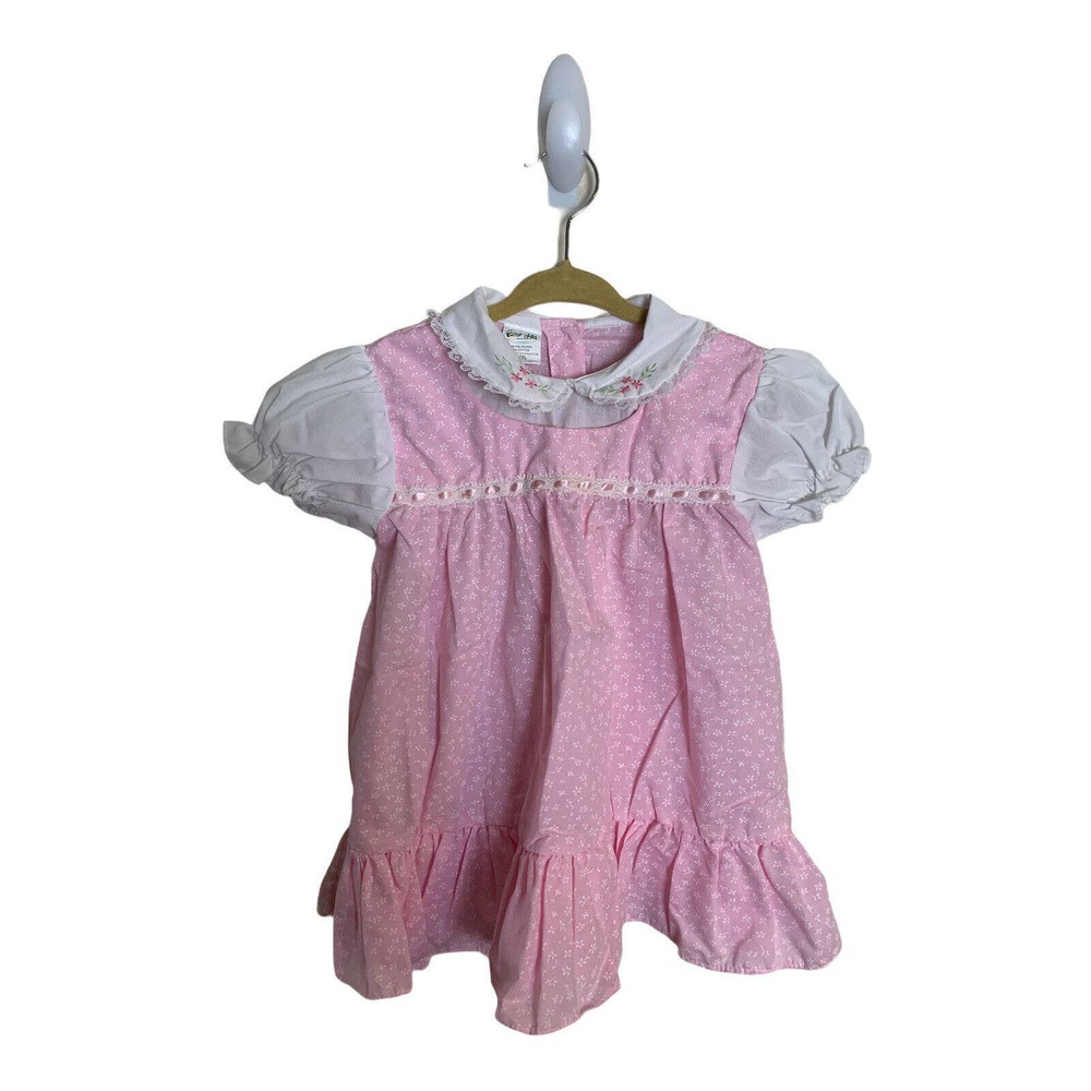 Vintage COLOR KIDS  Dress  Embroidered  Size 24
